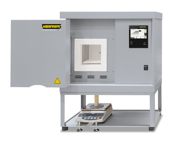 High-Temperature Furnaces with Scale for determination of combustion loss and thermogravimetric analysis (TGA) up to 1750 °C
