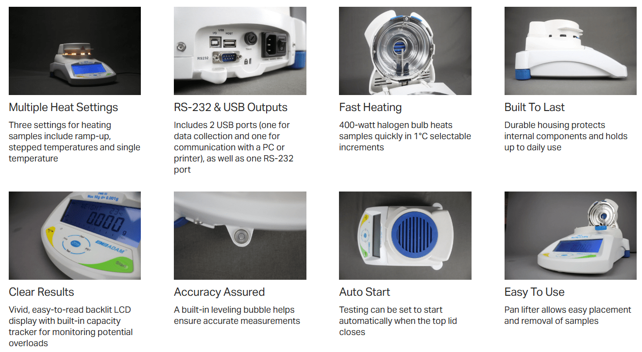 Adam Equipment PMB Moisture Analyser